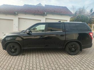 ssangyong musso pick up 3,5t ahk crew cab lkw zulassung