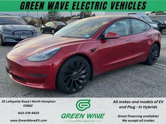 used 2022 tesla model 3 performance