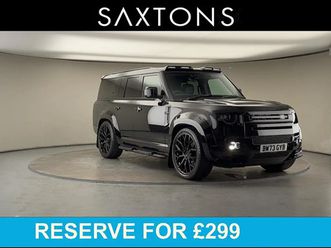 land rover defender 130 5.0 p500 v8 suv 5dr petrol auto 4wd euro 6 (s/s) (500 ps) urban widetrack conversion suv 2023, 18591 miles, £103000 - 32942886 - exchang