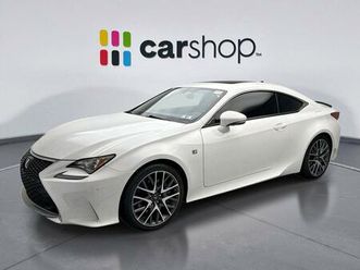 used 2016 lexus rc 200t f sport