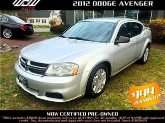 used 2012 dodge avenger se