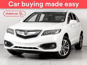 used 2017 acura rdx elite awd w/ heated seats, bluetooth, rear view camera