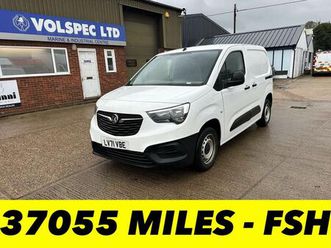 vauxhall combo 1.5 turbo d 2000 edition panel van 4dr diesel manual l1 h1 euro 6 (start/stop) (75 ps)