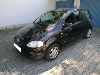 volkswagen fox 1.2 refresh, schwarz, gepflegt aus 2.hand