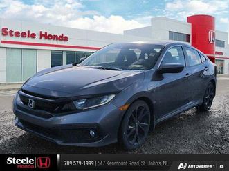 used 2020 honda civic sedan sport