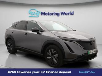 nissan ariya 63kwh advance suv 5dr electric auto 7.4kw charger (217 ps) £750 towards your finance depo suv 2022, 37018 miles, £17300 - 32942841 - exchangeandmar