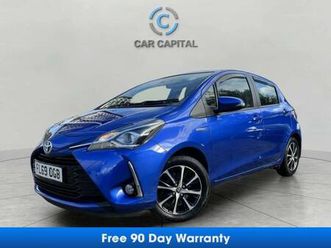 2019 toyota yaris 1.5 vvt-h icon tech hatchback 5dr petrol hybrid e-cvt euro 6 (start/stop) (100 ps) hat...