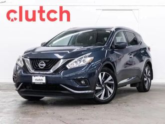2018 nissan murano platinum w/ apple carplay & android auto, pan