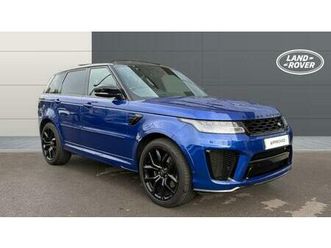 2021 land rover range rover sport 5.0 p575 supercharged svr 5dr auto petrol estate estate petrol automatic