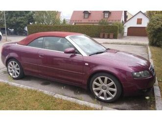 audi a4 2.5tdi multitronic cabriolet scheckheft