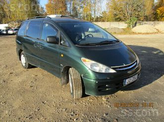 toyota previa, cena 1 800 €. хороший семейный автомобиль после ремонта двигателя пробег телефону - sludinājumi