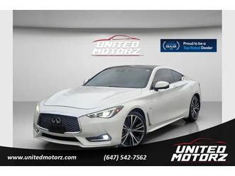2018 infiniti q60 luxe 300 hp~safety certified~