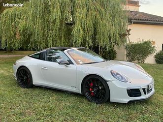 porsche 911, 991 phase ii targa 4 gts, gris cray métallisé, intérieur cuir / alcantara