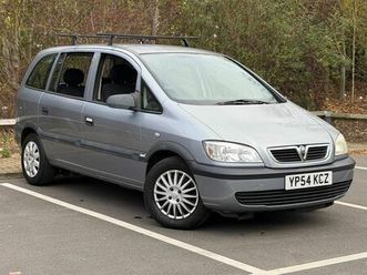 vauxhall zafira 1.6i 16v life mpv 5dr petrol manual (180 g/km, 99 bhp)
