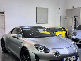 alpine a110 s enstone edition 1.8t 300 - 1 ère main française - argent mercure - sièges sabelt - carbone - focal