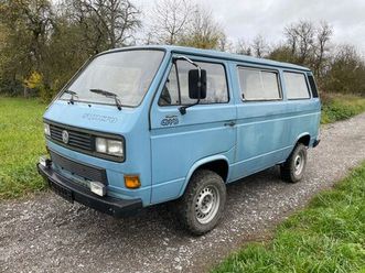 volkswagen t3 kombi 1.6td syncro 4wd 9-sitzer 16tkm at moto