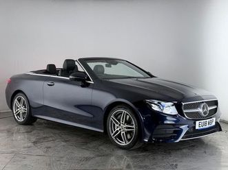 mercedes-benz e-class 3.0 e400 v6 amg line (premium plus) cabriolet g-tronic+ 4matic euro 6 (start/stop) 2dr