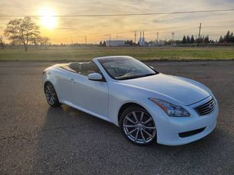 beautiful 2009, infiniti g37 convertible