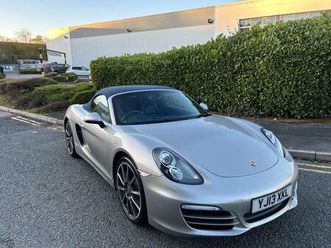 porsche boxster 2.7 981 convertible 2dr petrol pdk euro 5 (start/stop) (265 ps)-fantastic low mileage example-finished in platinum silv