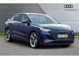 2025 audi q4 e-tron 250kw 55 quattro 82kwh black edition 5dr auto suv electric automatic