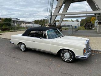 mercedes-benz 220 seb cabrio / w 111 / restauriert
