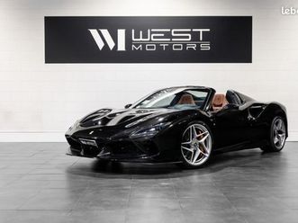 ferrari f8 tributo spider v8 3.9 720 française lift display caméra alcantara-carbone-baquets 3429emois