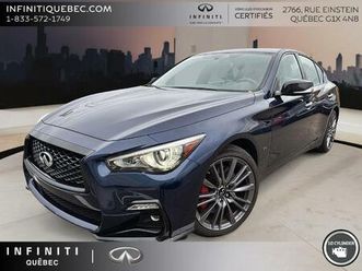 2022 infiniti q50 red sport ,i-line 400 ch
