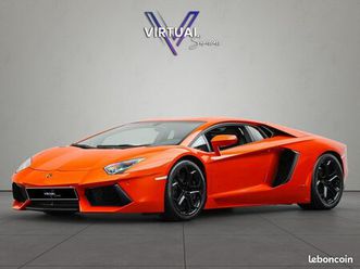 lamborghini aventador lp700-4 v12 6.5l 700ch | lift • capot transparent • pack branding • sièges élec & chauffants