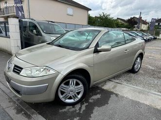 renault megane ii cc 2.0 16v 136ch confort authentique