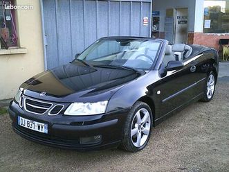 saab 9-3 cabriolet 2.0t 175cv bva vector 127mkm e85 flexfuel cuir gps crit air 2 2004 attelage