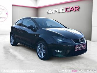 seat ibiza 1.2 tsi 105 ch fr - garantie 12mois - carnet d'entretien - sièges chauffant - clim - régulateur/li