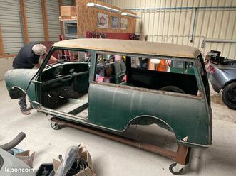 morris mini traveller all steel ( austin mini counryman) 1963