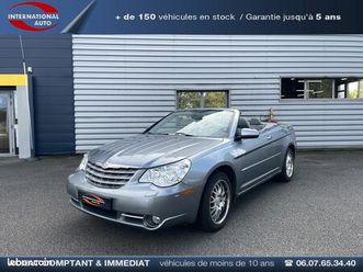 chrysler sebring cabriolet 2.0 crd limited toit rigide