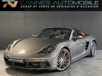 porsche 718 boxster s 3.5 350ch pdk 31560 euros d'options 3200kms chrono pse pack sport design ja20