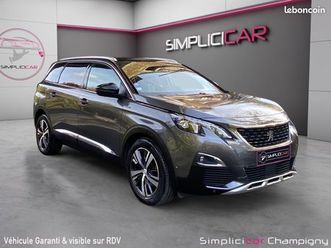 peugeot 5008 130ch ss eat8 gt line distribution neuve-7places-camera de recul -faible kilométrage