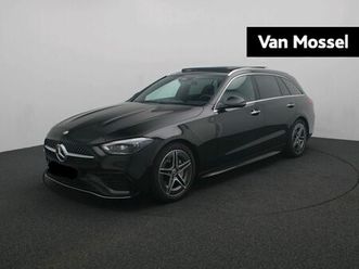 mercedes classe c 180 amg line estate + panoramisch dak + digital light + nightpakket +