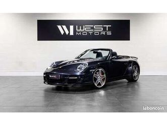 type 997 turbo cabriolet 3.6 480 française pccm plus carplay peinture spéciale chrono bose -