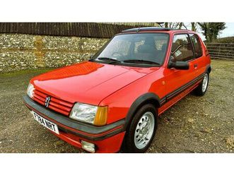 1988 peugeot 205 rouge manuel, 5 vitesses conduite à droi...