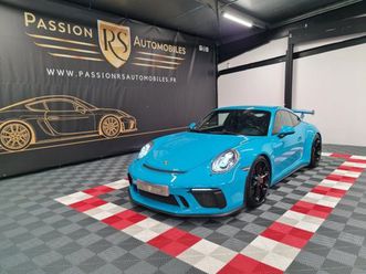 porsche 911 991.2 gt3 4.0l 500 ch – bleu miami pack chrono / lift system