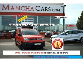 citroen berlingo van bluehdi s&s talla m control 100