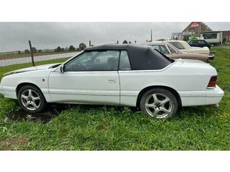 1992 chrysler le baron cabriolet blanc manuel conduite à...
