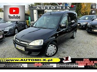opel combo lpg,!! super stan , 7 lat u wlaściciela ,klima,hak, gwarancja/zamiana świdnica