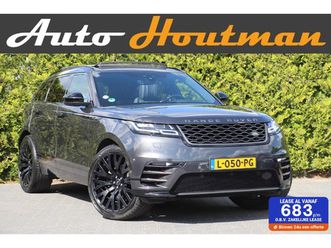 land rover range rover velar 3.0 v6 sc awd r-dynamic hse 381 pk a cruise|carplay|matrix|panoschuifdak|digidash|camera|massage|kahn lmv 22