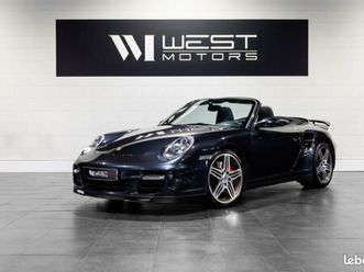 porsche 911 type 997 turbo cabriolet 3.6 480 française pccm plus carplay peinture spéciale chrono bose -