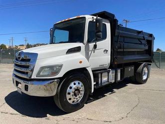 2015 hino 338 12ft 14 yard dump truck with tarp **full dpf emissions w