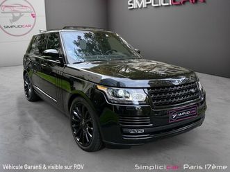 land rover range rover mark v lwb v8 5.0l 510ch supercharged autobiography a - entretient complet land rover - caméra de...