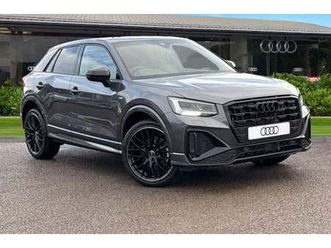 2026 audi q2 1.0 tfsi 30 black edition euro 6 (start/stop) 5dr suv manual