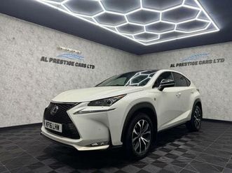 2016 lexus nx 2.0 200t f sport auto 4wd euro 6 5dr estate petrol automatic