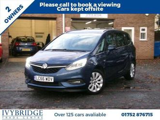 2017 66 vauxhall zafira tourer 1.4i turbo energy mpv 5dr petrol manual euro 6 (1