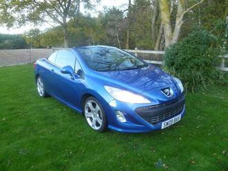 2009 peugeot 308 2.0 hdi 140 gt 2dr convertible diesel manual